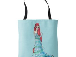Ariel Allover Print Tote – Art of Princess Designer Collection | Disney Store is now available for purchase