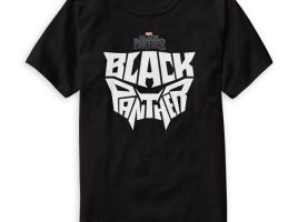 Black Panther Typography T-Shirt for Men – Customizable | Disney Store – Buy It Today!
