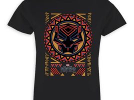 Black Panther Pattern T-Shirt for Girls – Customizable | Disney Store – Buy Online Now