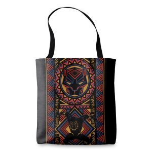 Black Panther Wakandan Allover Print Tote - Customizable | Disney Store