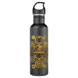 Marvel's Avengers: Infinity War Connected Hero Icons Water Bottle - Customizable | Disney Store