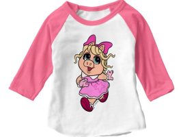Miss Piggy: Muppet Babies Raglan T-Shirt for Baby – Customizable | Disney Store is now available for purchase