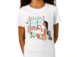 Pocahontas ”Curious By Nature” T-Shirt for Girls – Customizable | Disney Store has hit the shelves for purchase