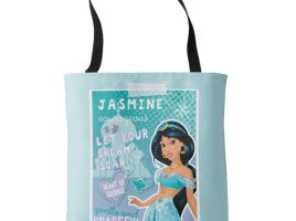 Jasmine ”Let Your Dreams Soar” Tote Bag – Customizable | Disney Store now out
