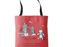 Winnie the Pooh Tote Bag – Christopher Robin – Customizable | Disney Store – Buy Online Now