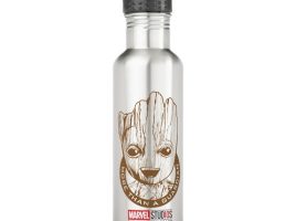 Groot ”More than a Guardian” Stainless Steel Water Bottle – Customizable | Disney Store is available online for purchase