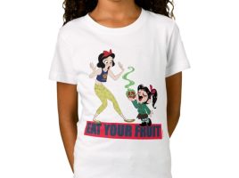 Ralph Breaks the Internet ”Eat your Fruit” T-Shirt for Girls – Customizable | Disney Store – Purchase Online Now