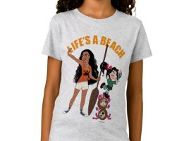Ralph Breaks the Internet ”Life’s a Beach” T-Shirt for Girls – Customizable | Disney Store can now be purchased online