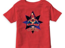 Marvel’s Captain Marvel Galactic Star Character Graphic T-Shirt for Boys | Disney Store is available online for purchase
