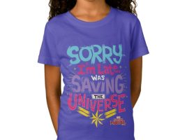 Marvel’s Captain Marvel Saving the Universe Typography T-Shirt for Girls – Customizable | Disney Store now available online