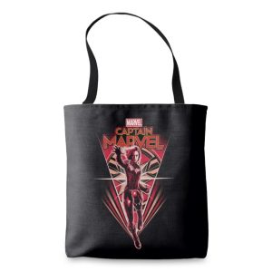 Marvel's Captain Marvel Shining Captain Marvel Badge Tote Bag - Customizable | Disney Store