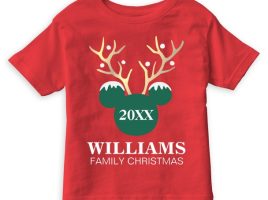 Mickey Mouse Icon Holiday Family T-Shirt for Girls – Customizable | Disney Store is now out for purchase