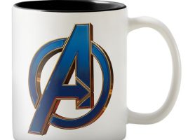 Marvel’s Avengers: Endgame – Avengers Blue & Gold Logo Two-Tone Coffee Mug – Customized | Disney Store is available online for purchase