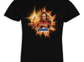 Marvel’s Avengers: Endgame – Captain Marvel Avengers Logo T-Shirt for Girls – Customized | Disney Store now out