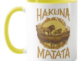 ”Hakuna Matata” Woodcut Design Mug – The Lion King 2019 Film – Customized | Disney Store is now out for purchase
