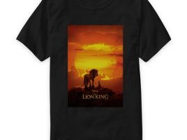 Mufasa and Simba at Sunset T-Shirt for Men – The Lion King 2019 Film – Customized | Disney Store – Get It Here