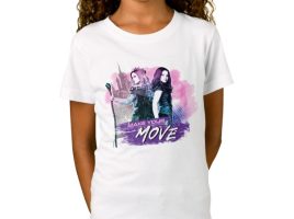 Mal and Audrey T-Shirt for Girls – Descendants 3 – Customized | Disney Store – Buy Online Now