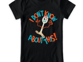 Toy Story 4: Forky ”I Don’t Know About This!” T-Shirt for Girls – Customizable | Disney Store can now be purchased online