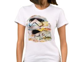 Crush the Resistance Stormtrooper Grunge Collage Ladies T-Shirt – Star Wars: The Rise of Skywalker – Customizable | Disney Store now available for purchase