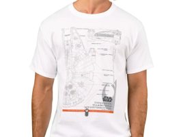 Millennium Falcon Schematic T-Shirt for Men – Star Wars: The Rise of Skywalker – Customizable | Disney Store is now available online