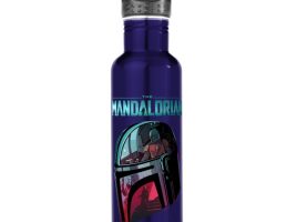 The Mandalorian Helmet Reflections Collage Stainless Steel Water Bottle – Customizable | Disney Store is available online