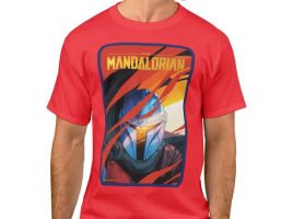 The Mandalorian Through Red Flames T-Shirt for Men – Customizable | Disney Store – Buy Online Now