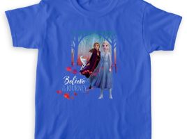 Elsa, Anna & Olaf ”Believe in the Journey” T-Shirt for Girls – Frozen 2 – Customizable | Disney Store has hit the shelves