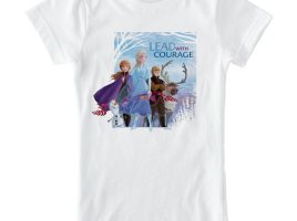 Anna, Elsa & Friends ”Lead with Courage” T-Shirt for Girls – Frozen 2 – Customizable | Disney Store is now available