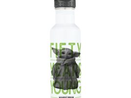 The Child – Star Wars: The Mandalorian 50 Years Young Stainless Steel Water Bottle – Customized | Disney Store – Buy Online Now