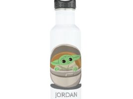 The Child: Cartoon Drawing Stainless Steel Water Bottle – Star Wars: The Mandalorian – Customized | Disney Store is now out for purchase