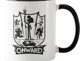 Onward Crest Mug – Customized | Disney Store is available online for purchase