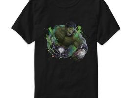Hulk Ink Splatter Badge T-Shirt for Men – Customized | Disney Store now out