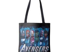 Avengers Lineup Over Logo Tote Bag – Customized | Marvel | Disney Store is now out