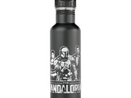 The Mandalorian, Cara & Karga Outline Graphic Stainless Steel Water Bottle – Customized | Disney Store released today