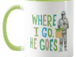The Mandalorian ”Where I Go He Goes” Illustration Mug – Star Wars: The Mandalorian – Customized | Disney Store is now available online