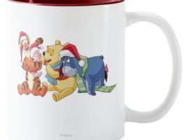 Winnie the Pooh & Friends Holiday Two-Tone Mug – Customized | Disney Store now available for purchase