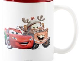 Lightning McQueen & Mater Holiday Two-Tone Mug – Customized | Disney Store is available online