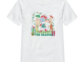 Phineas and Ferb Celebrate the Season T-Shirt for Adults – Customized | Disney Store is now out for purchase