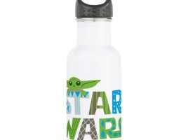 The Child Star Wars Logo Stainless Steel Water Bottle – Star Wars: The Mandalorian – Customized | Disney Store available online for purchase
