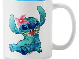Stitch Crashes Disney Two-Tone Coffee Mug – The Little Mermaid – Customized | Disney Store – Get It Here