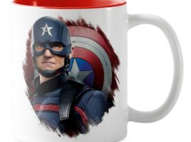 The Falcon and The Winter Soldier: Captain America John F. Walker Two-Tone Coffee Mug – Customized | Disney Store is now out for purchase
