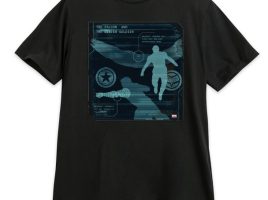 The Falcon and The Winter Soldier Schematic T-Shirt for Boys – Customized | Disney Store available online for purchase