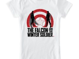 The Falcon and The Winter Soldier Silhouettes T-Shirt for Girls – Customized | Disney Store now available for purchase