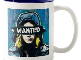 Sharon Carter ”Wanted” Two-Tone Coffee Mug -The Falcon and The Winter Soldier – Customized | Disney Store – Buy Now