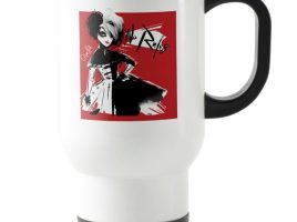 Cruella ”No Rules” Travel Mug – Customized | Disney Store available online for purchase