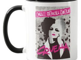 Cruella ”Hello Cruell World” Mug – Customized | Disney Store is now available