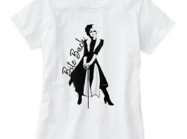 Cruella: Stylized Cruella Standing With Cane T-Shirt for Women – Customized | Disney Store is now out for purchase