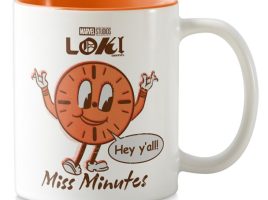 Miss Minutes Cartoon ”Hey Y’all” Two-Tone Coffee Mug – Loki – Customized | Disney Store now available for purchase