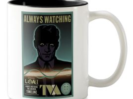 TVA Agent Always Watching Two-Tone Coffee Mug – Loki – Customized | Disney Store is available online for purchase