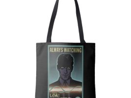TVA Agent Always Watching Tote Bag – Loki – Customized | Disney Store was released today